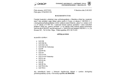 TREWIT výrobky pro SR